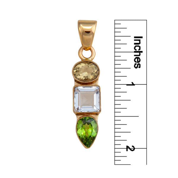 Charles Albert Alchemia Multi-Gemstone Pendant Alchemia Pendants