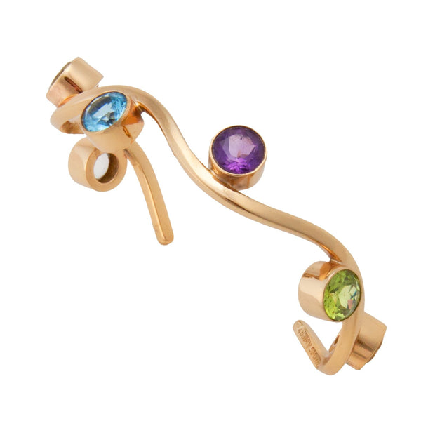 Charles Albert Alchemia Multi-Gemstone Wave Cuff 15% Off - Discontinued Items