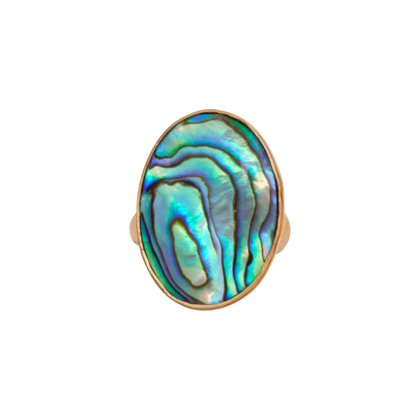 Charles Albert Alchemia Natural Abalone Adjustable Ring Alchemia Rings