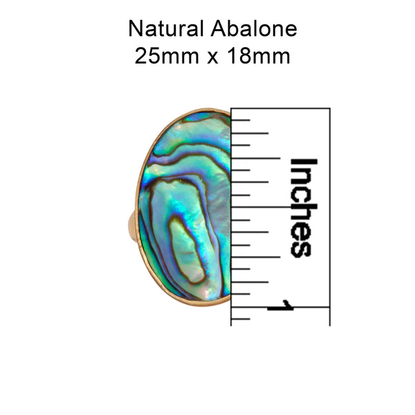 Charles Albert Alchemia Natural Abalone Adjustable Ring Alchemia Rings