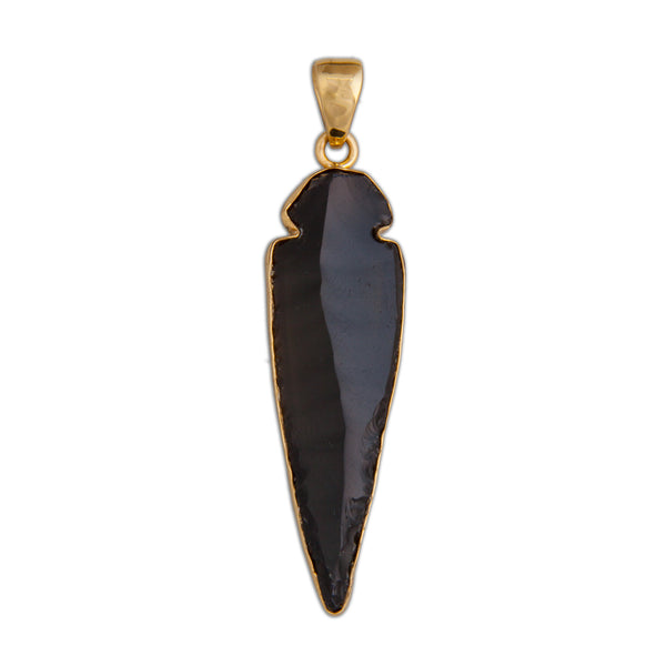 Charles Albert Alchemia Obsidian Arrowhead Pendant Alchemia Pendants