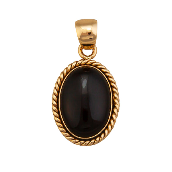 charles albert Alchemia Onyx Oval Rope Pendant Alchemia Pendants
