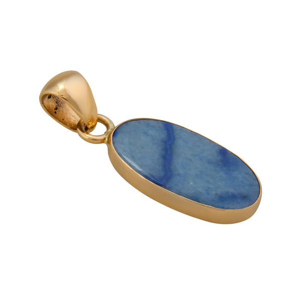 Charles Albert Alchemia Oval Blue Aventurine Pendant Alchemia Pendants