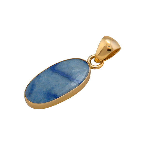 Charles Albert Alchemia Oval Blue Aventurine Pendant Alchemia Pendants
