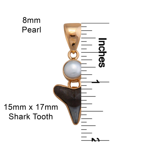 Charles Albert Alchemia Pearl And Shark Tooth Pendant Alchemia Pendants