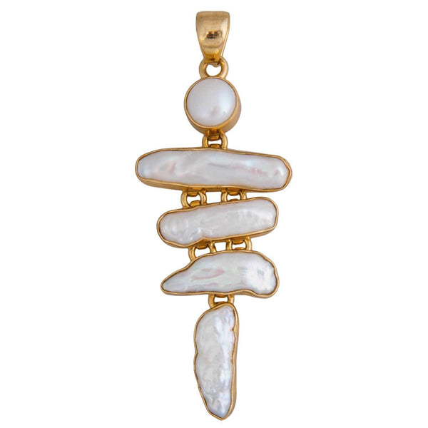 Charles Albert Alchemia Pearl & Biwa Pearl Pendant Alchemia Pendants