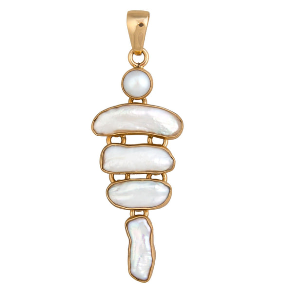 charles albert Alchemia Pearl & Biwa Pearl Pendant Alchemia Pendants
