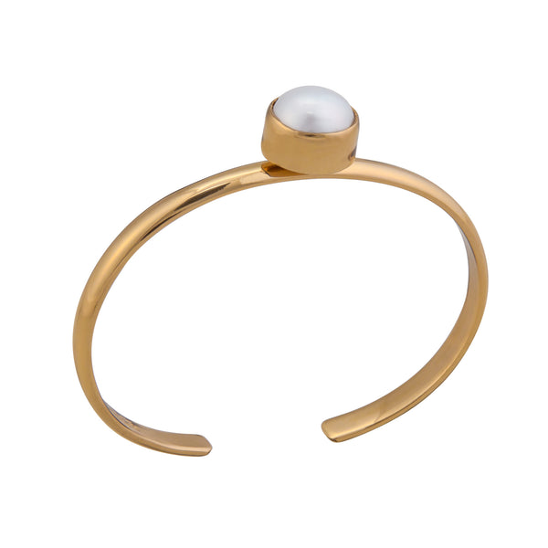 Charles Albert Alchemia Pearl Mini Cuff Alchemia Bracelets + Cuffs