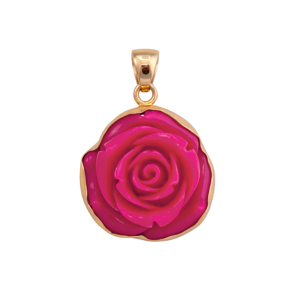 charles albert Alchemia Pink Resin Rose Pendant Alchemia Pendants charles albert Alchemia Pink Resin Rose Pendant Alchemia Pendants
