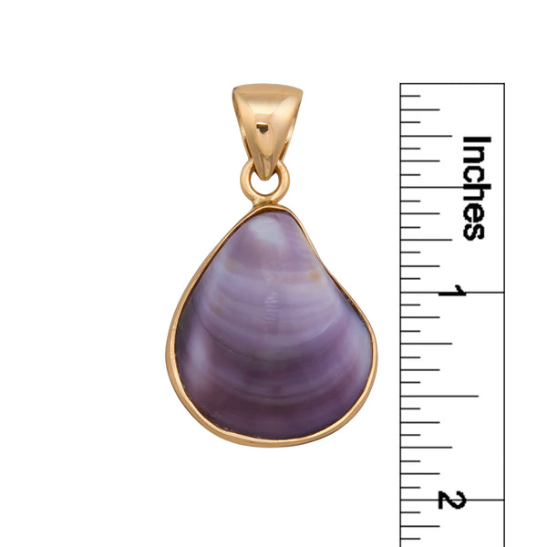 Charles Albert Alchemia Purple Clam Shell Pendant Alchemia Pendants