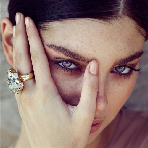 Charles Albert Alchemia Pyrite Adjustable Ring Alchemia Rings