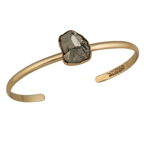 charles albert Alchemia Pyrite Mini Cuff Alchemia Bracelets + Cuffs