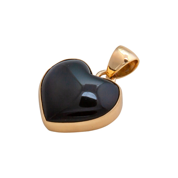 Charles Albert Alchemia Rainbow Obsidian Heart Pendant Alchemia Pendants