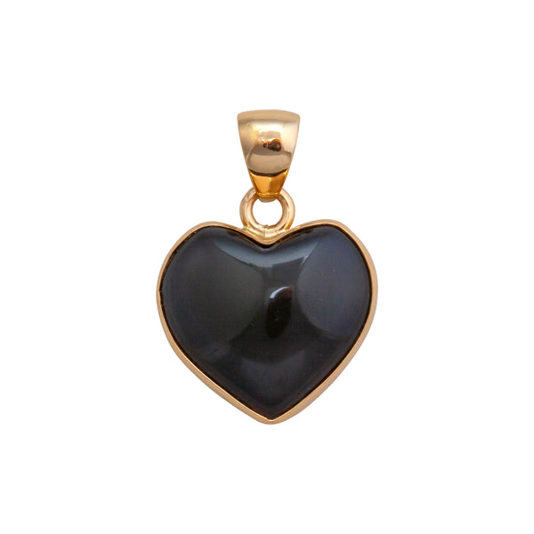 charles albert Alchemia Rainbow Obsidian Heart Pendant Alchemia Pendants