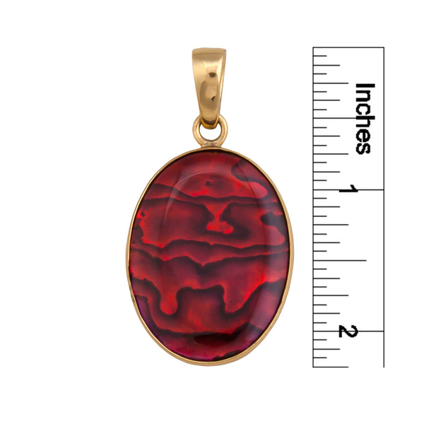 Charles Albert Alchemia Red Abalone Pendant Alchemia Pendants