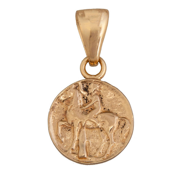 Charles Albert Alchemia Replica Boy On Dolphin Greek Coin Pendant Alchemia Pendants