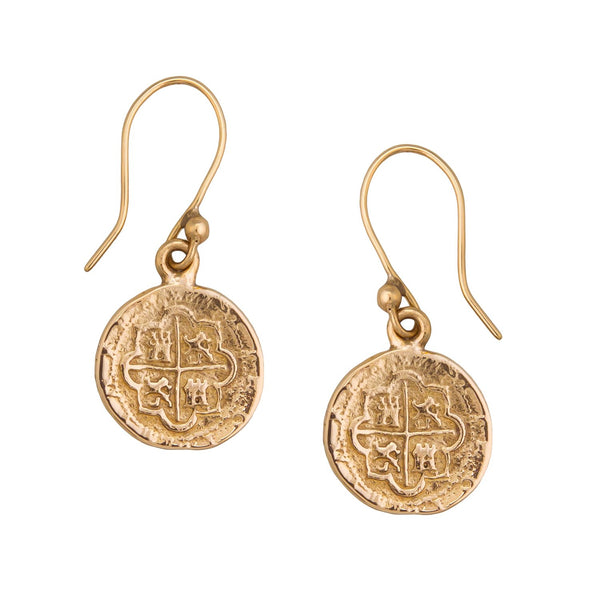 charles albert Alchemia Replica Spanish Coin Drop Earrings Alchemia Earrings
