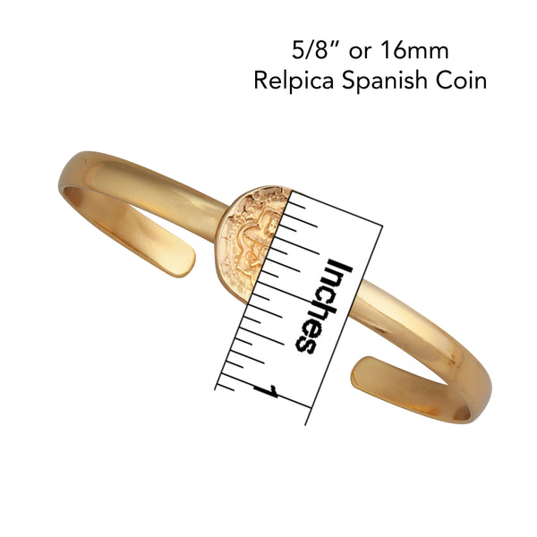 Charles Albert Alchemia Replica Spanish Coin Mini Cuff Alchemia Bracelets + Cuffs