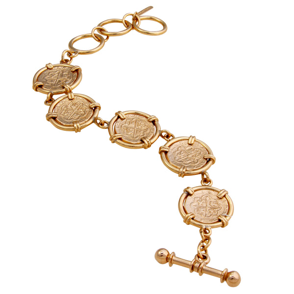 Charles Albert Alchemia Replica Spanish Coin Prong Bracelet Alchemia Bracelets + Cuffs