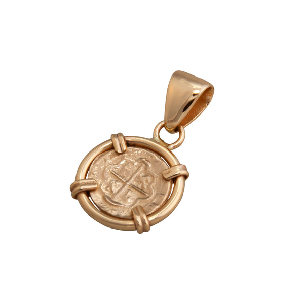 Charles Albert Alchemia Replica Spanish Coin Reversible Prong Pendant Alchemia Pendants