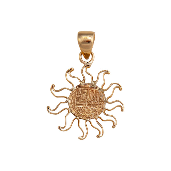 Charles Albert Alchemia Replica Spanish Coin Sun Pendant Alchemia Pendants