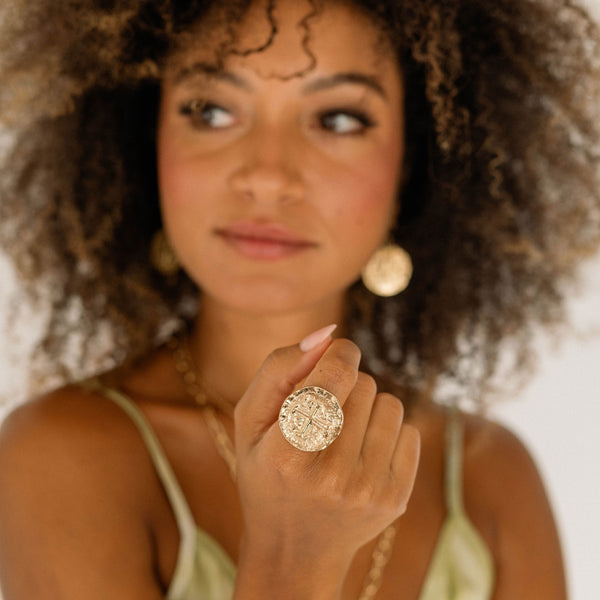 Charles Albert Alchemia Replica Treasure Coin Adjustable Ring Alchemia Rings