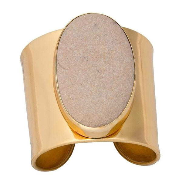 charles albert Alchemia River Stone Solid Cuff 15% Off - Discontinued Items