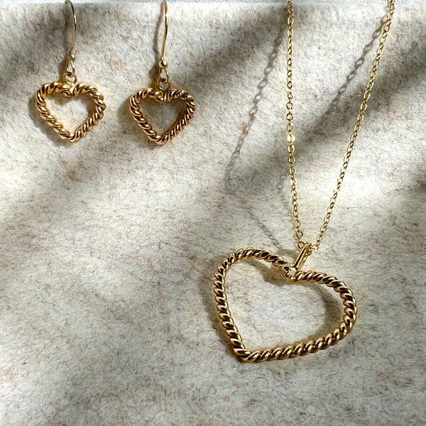 Charles Albert Alchemia Rope Heart Pendant Alchemia Pendants