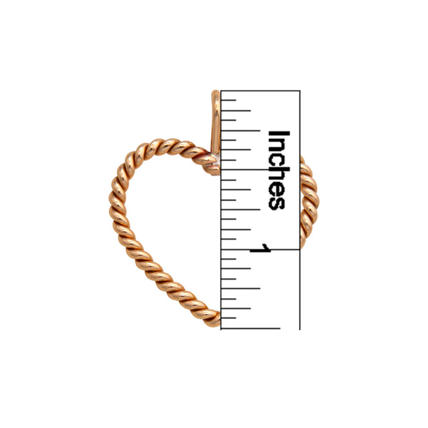 Charles Albert Alchemia Rope Heart Pendant Alchemia Pendants