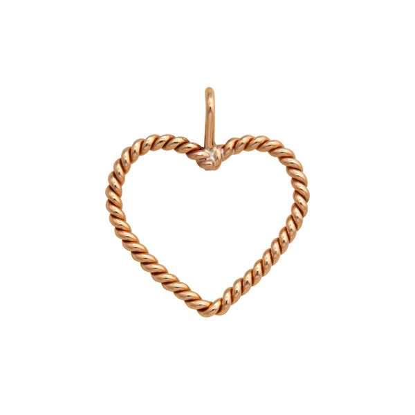 charles albert Alchemia Rope Heart Pendant Alchemia Pendants