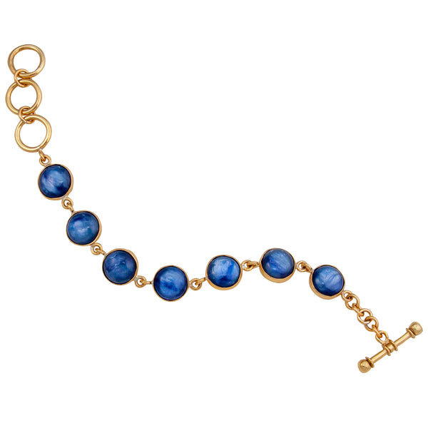 Charles Albert Alchemia Round Kyanite Bracelet Alchemia Bracelets + Cuffs