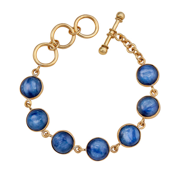 charles albert Alchemia Round Kyanite Bracelet Alchemia Bracelets + Cuffs