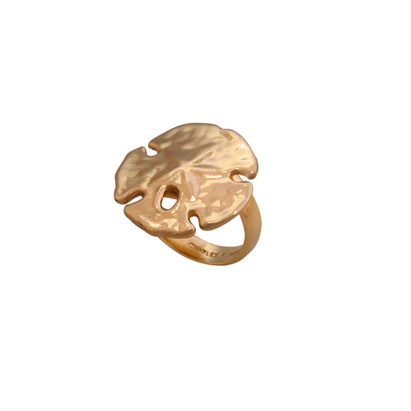 Charles Albert Alchemia Sand Dollar Adjustable Ring Alchemia Rings