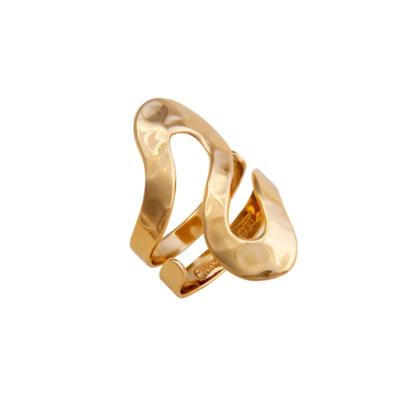 Charles Albert Alchemia Serpentine Hammered Adjustable Ring Alchemia Rings