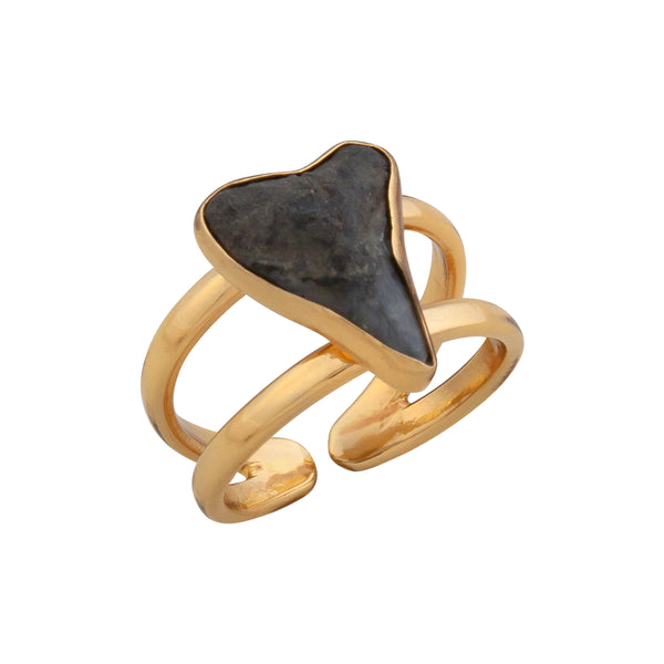 charles albert Alchemia Shark Tooth Adjustable Cuff Ring Alchemia Rings