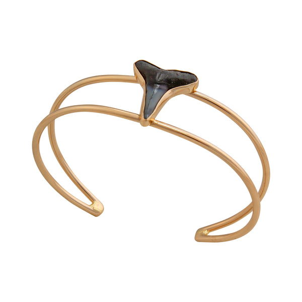 Charles Albert Alchemia Shark Tooth Double Band Mini Cuff Alchemia Bracelets + Cuffs