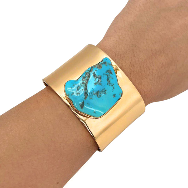 Charles Albert Alchemia Sleeping Beauty Turquoise Cuff Alchemia Bracelets + Cuffs