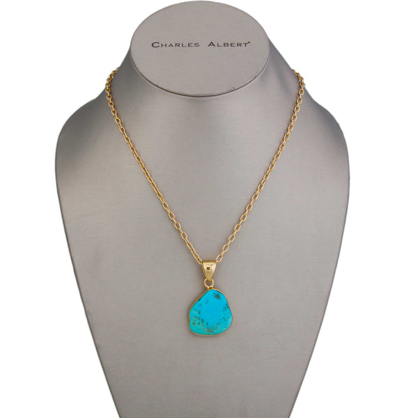 Charles Albert Alchemia Sleeping Beauty Turquoise Pendant Alchemia Pendants