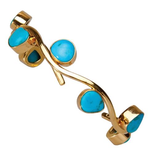 charles albert Alchemia Sleeping Beauty Turquoise Wave Cuff Alchemia Bracelets + Cuffs