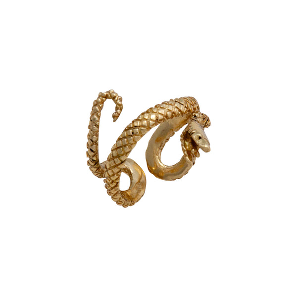 Charles Albert Alchemia Snake Adjustable Cuff Ring Alchemia Rings