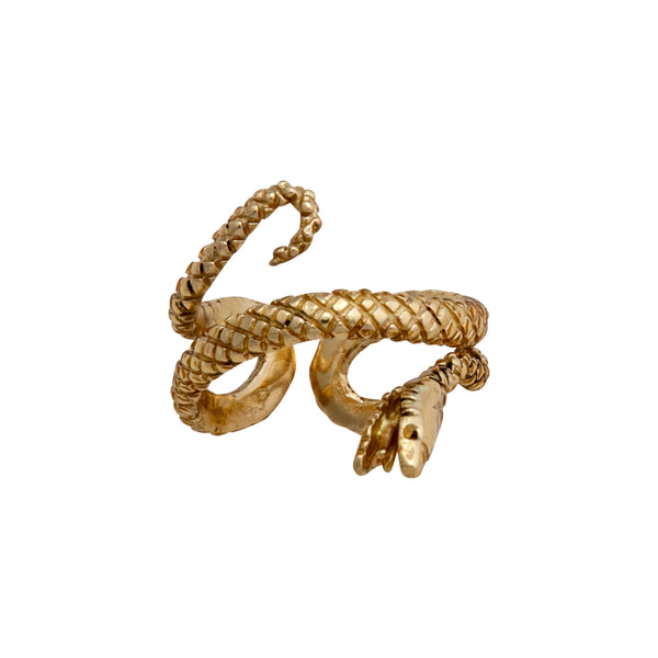 Charles Albert Alchemia Snake Adjustable Cuff Ring Alchemia Rings