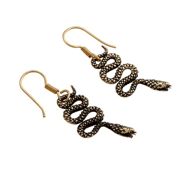 Charles Albert Alchemia Snake Drop Earrings Alchemia Earrings