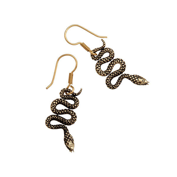 Charles Albert Alchemia Snake Drop Earrings Alchemia Earrings