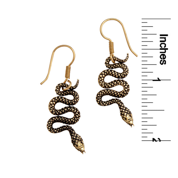 Charles Albert Alchemia Snake Drop Earrings Alchemia Earrings