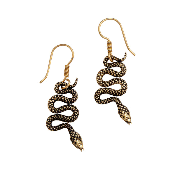 charles albert Alchemia Snake Drop Earrings Alchemia Earrings