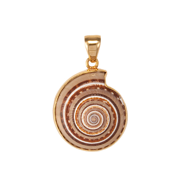 Charles Albert Alchemia Sundial Shell Pendant Alchemia Pendants