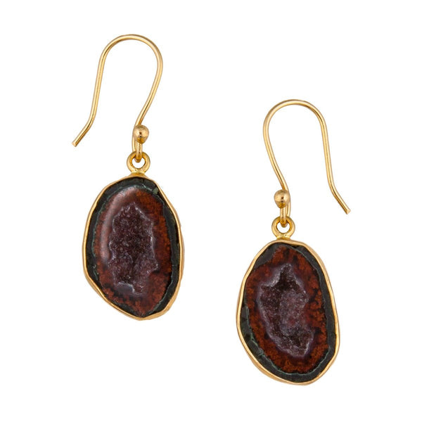 charles albert Alchemia Tabasco Geode Earrings Alchemia Earrings