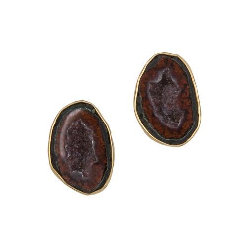 charles albert Alchemia Tabasco Geode Post Earrings Alchemia Earrings