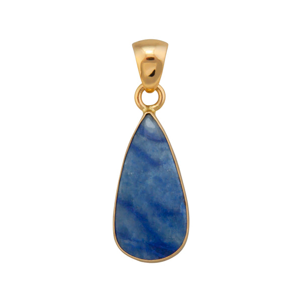 charles albert Alchemia Teardrop Blue Aventurine Pendant Alchemia Pendants
