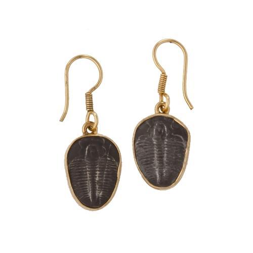 charles albert Alchemia Trilobite Drop Earrings Alchemia Earrings